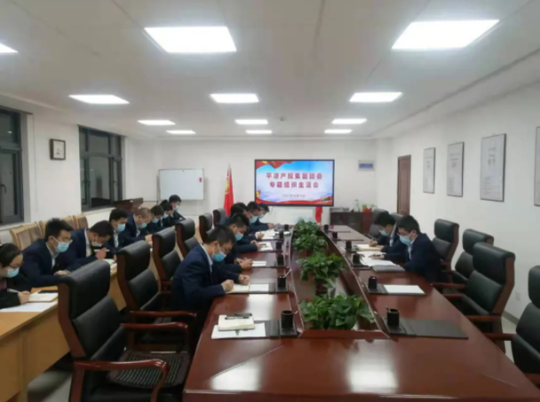 市產(chǎn)投集團(tuán)團(tuán)委召開2021年度專題組織生活會(huì)(圖1)